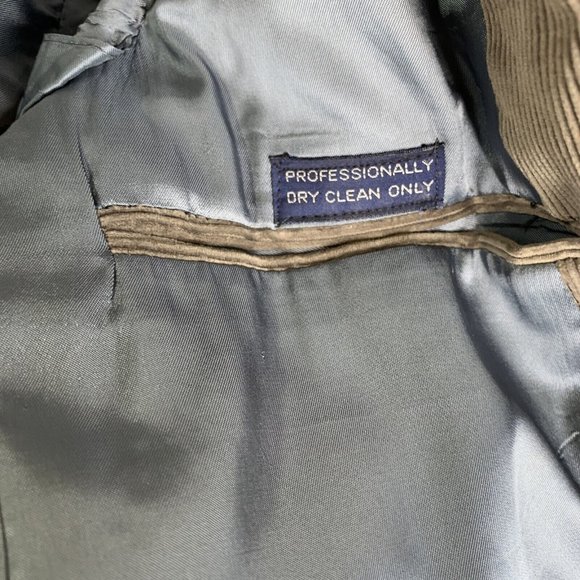 Outfitters Mens Corduroy Blazer 2 Button Sport Coat Envelope Pockets Size M - Picture 11 of 12